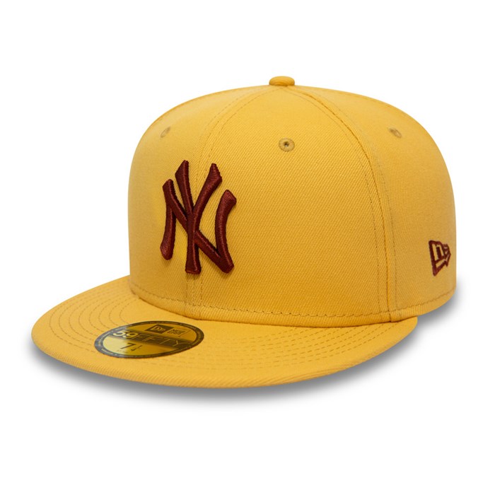 New York Yankees League Essential 59FIFTY Lippis Kultaiset - New Era Lippikset Myynti FI-158230